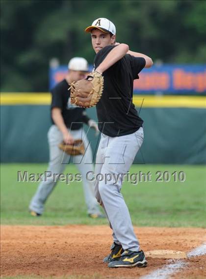 Thumbnail 1 in Athens Drive vs Apex (NCHSAA 4A Playoffs) photogallery.