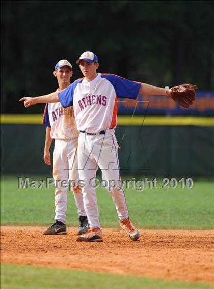 Thumbnail 1 in Athens Drive vs Apex (NCHSAA 4A Playoffs) photogallery.