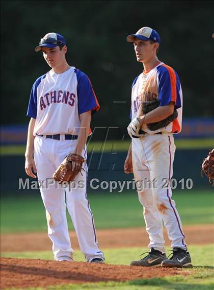 Thumbnail 1 in Athens Drive vs Apex (NCHSAA 4A Playoffs) photogallery.
