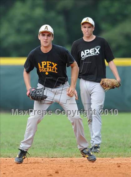 Thumbnail 1 in Athens Drive vs Apex (NCHSAA 4A Playoffs) photogallery.