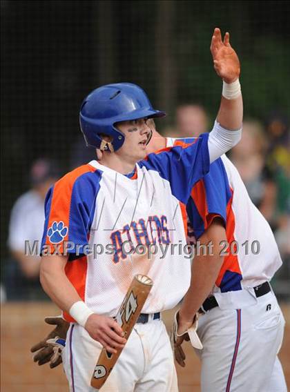 Thumbnail 3 in Athens Drive vs Apex (NCHSAA 4A Playoffs) photogallery.