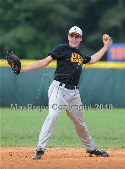 Thumbnail 3 in Athens Drive vs Apex (NCHSAA 4A Playoffs) photogallery.