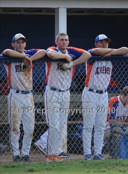 Thumbnail 3 in Athens Drive vs Apex (NCHSAA 4A Playoffs) photogallery.