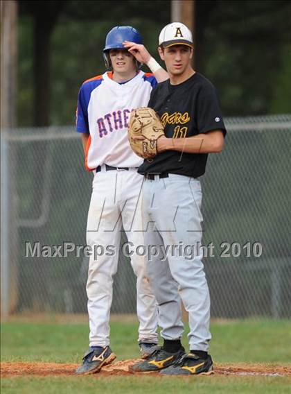 Thumbnail 3 in Athens Drive vs Apex (NCHSAA 4A Playoffs) photogallery.