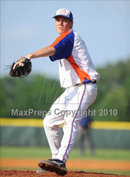 Thumbnail 3 in Athens Drive vs Apex (NCHSAA 4A Playoffs) photogallery.