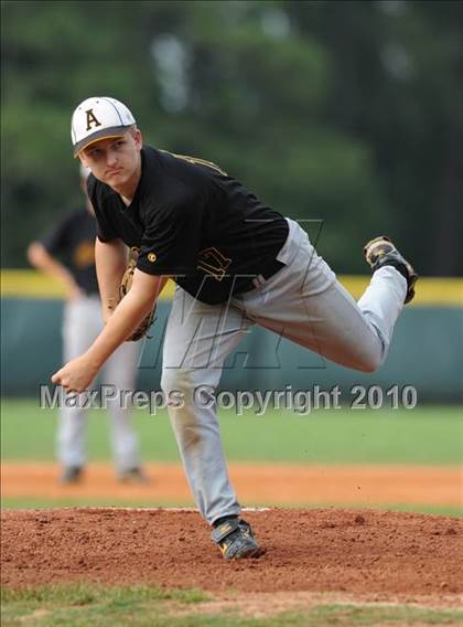 Thumbnail 1 in Athens Drive vs Apex (NCHSAA 4A Playoffs) photogallery.