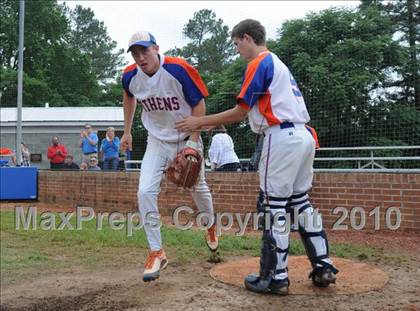 Thumbnail 3 in Athens Drive vs Apex (NCHSAA 4A Playoffs) photogallery.