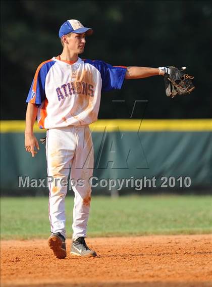 Thumbnail 1 in Athens Drive vs Apex (NCHSAA 4A Playoffs) photogallery.