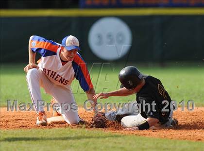 Thumbnail 2 in Athens Drive vs Apex (NCHSAA 4A Playoffs) photogallery.