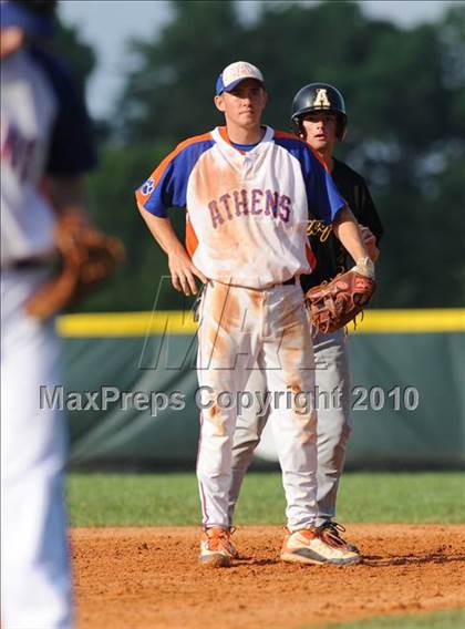 Thumbnail 3 in Athens Drive vs Apex (NCHSAA 4A Playoffs) photogallery.