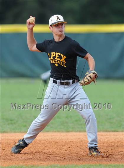 Thumbnail 2 in Athens Drive vs Apex (NCHSAA 4A Playoffs) photogallery.
