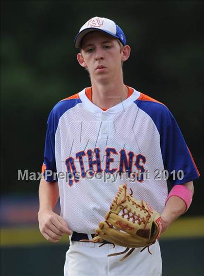 Thumbnail 3 in Athens Drive vs Apex (NCHSAA 4A Playoffs) photogallery.