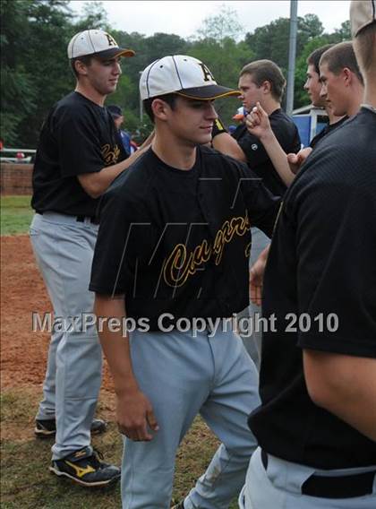 Thumbnail 1 in Athens Drive vs Apex (NCHSAA 4A Playoffs) photogallery.