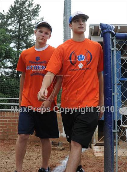 Thumbnail 3 in Athens Drive vs Apex (NCHSAA 4A Playoffs) photogallery.