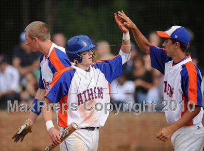 Thumbnail 1 in Athens Drive vs Apex (NCHSAA 4A Playoffs) photogallery.