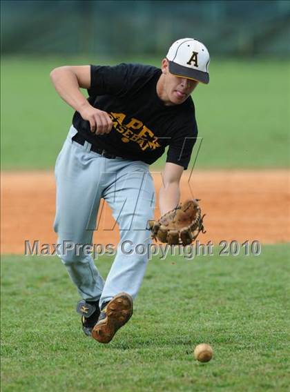 Thumbnail 2 in Athens Drive vs Apex (NCHSAA 4A Playoffs) photogallery.