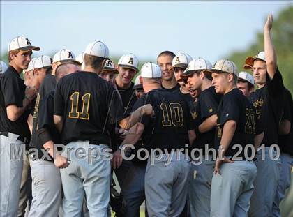 Thumbnail 1 in Athens Drive vs Apex (NCHSAA 4A Playoffs) photogallery.