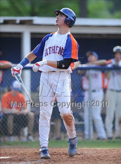 Thumbnail 2 in Athens Drive vs Apex (NCHSAA 4A Playoffs) photogallery.