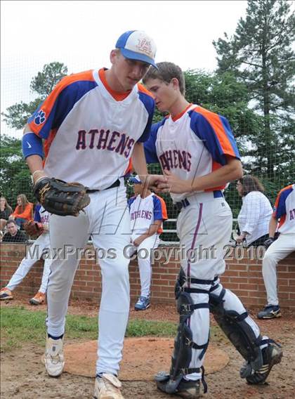 Thumbnail 2 in Athens Drive vs Apex (NCHSAA 4A Playoffs) photogallery.