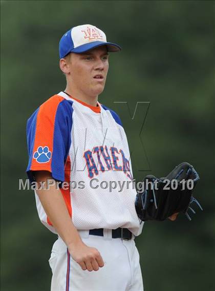 Thumbnail 1 in Athens Drive vs Apex (NCHSAA 4A Playoffs) photogallery.