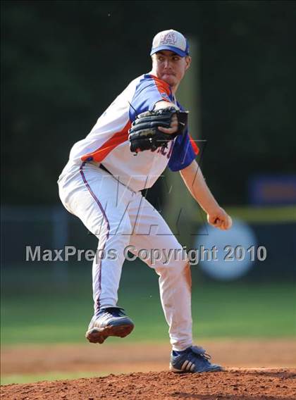 Thumbnail 1 in Athens Drive vs Apex (NCHSAA 4A Playoffs) photogallery.