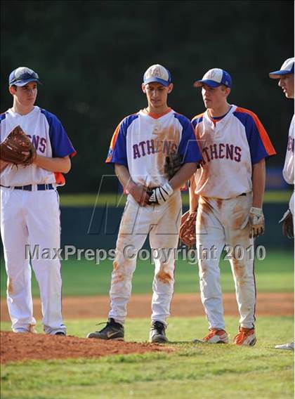 Thumbnail 3 in Athens Drive vs Apex (NCHSAA 4A Playoffs) photogallery.