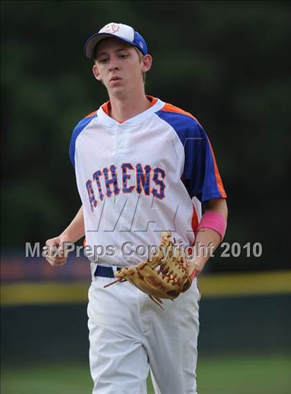 Thumbnail 1 in Athens Drive vs Apex (NCHSAA 4A Playoffs) photogallery.
