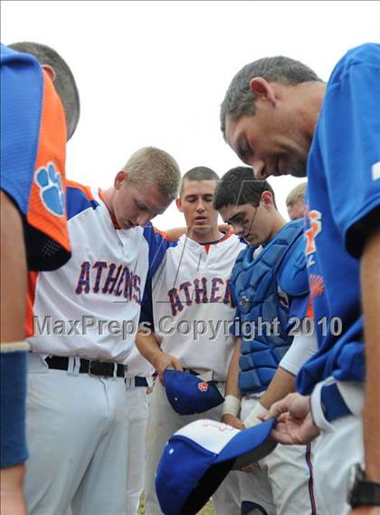 Thumbnail 2 in Athens Drive vs Apex (NCHSAA 4A Playoffs) photogallery.