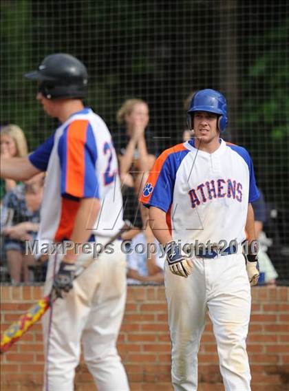 Thumbnail 1 in Athens Drive vs Apex (NCHSAA 4A Playoffs) photogallery.