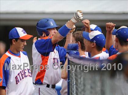 Thumbnail 3 in Athens Drive vs Apex (NCHSAA 4A Playoffs) photogallery.