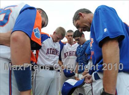Thumbnail 1 in Athens Drive vs Apex (NCHSAA 4A Playoffs) photogallery.