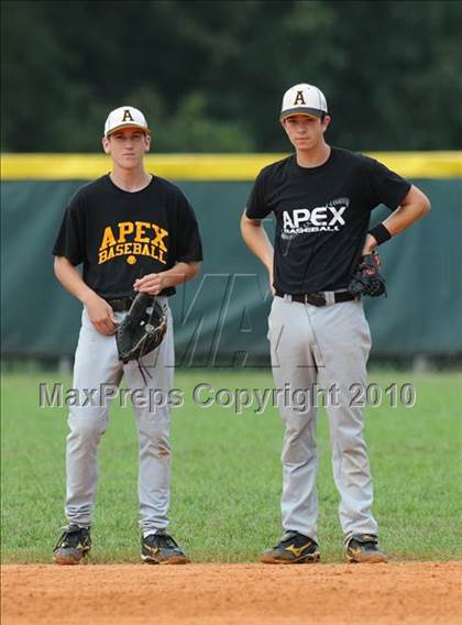 Thumbnail 1 in Athens Drive vs Apex (NCHSAA 4A Playoffs) photogallery.