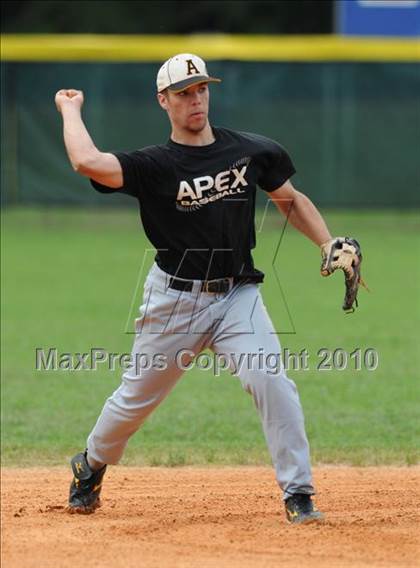 Thumbnail 3 in Athens Drive vs Apex (NCHSAA 4A Playoffs) photogallery.