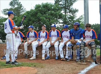 Thumbnail 2 in Athens Drive vs Apex (NCHSAA 4A Playoffs) photogallery.