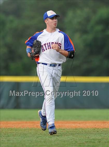 Thumbnail 3 in Athens Drive vs Apex (NCHSAA 4A Playoffs) photogallery.