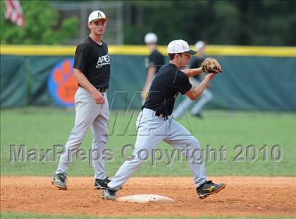 Thumbnail 1 in Athens Drive vs Apex (NCHSAA 4A Playoffs) photogallery.