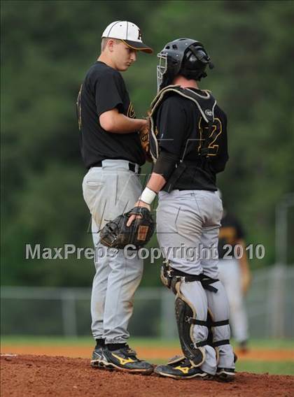 Thumbnail 3 in Athens Drive vs Apex (NCHSAA 4A Playoffs) photogallery.