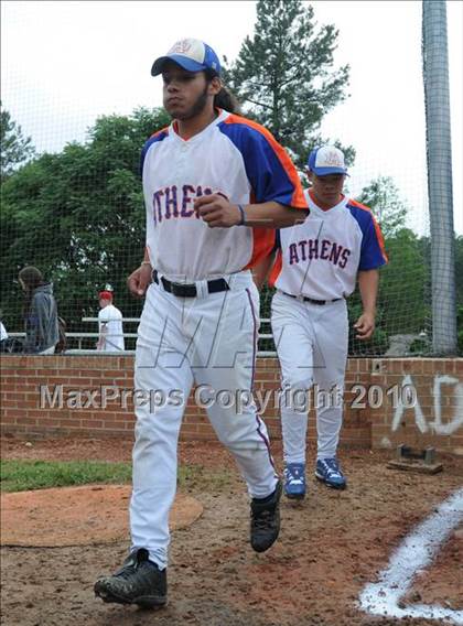 Thumbnail 1 in Athens Drive vs Apex (NCHSAA 4A Playoffs) photogallery.