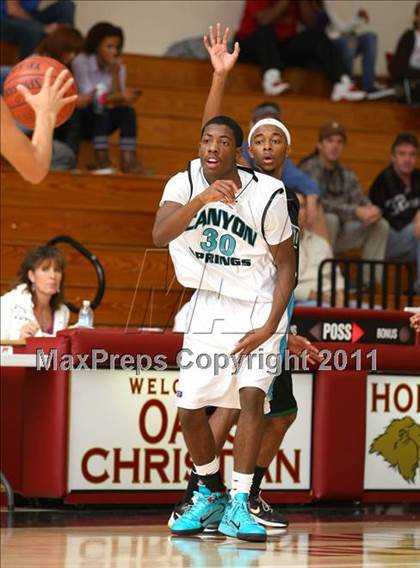 Thumbnail 2 in Upland vs. Canyon Springs (Oaks Christian Tournament) photogallery.