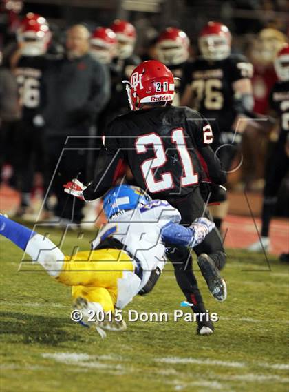 Thumbnail 1 in Serrano vs. Oak Hills (CIF SS Eastern Division Final) photogallery.