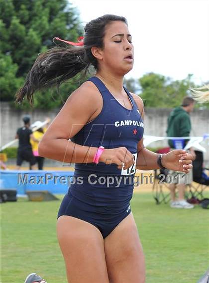 Thumbnail 3 in CIF NCS Masters Track & Field Championships (Girls 1600) photogallery.