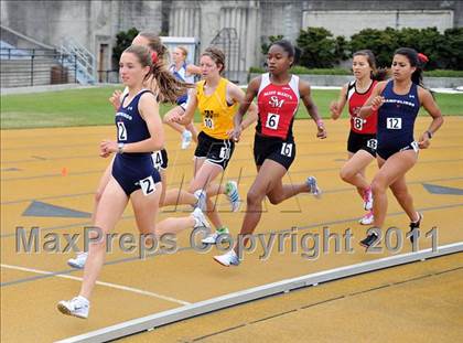 Thumbnail 1 in CIF NCS Masters Track & Field Championships (Girls 1600) photogallery.