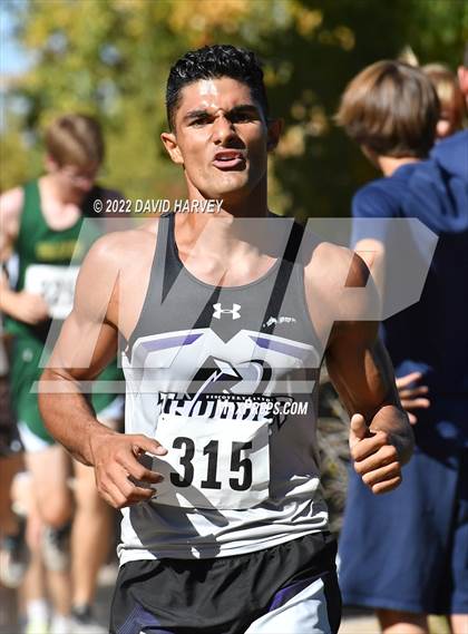 Thumbnail 3 in (CHSAA 4A Regionals) Region 2A Boys Cross Country photogallery.