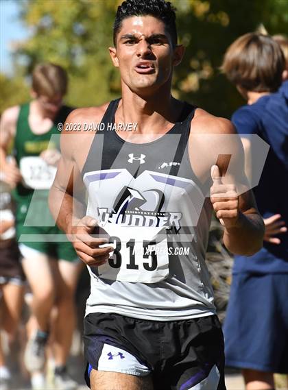 Thumbnail 1 in (CHSAA 4A Regionals) Region 2A Boys Cross Country photogallery.