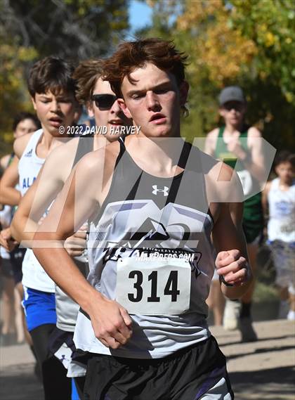 Thumbnail 3 in (CHSAA 4A Regionals) Region 2A Boys Cross Country photogallery.