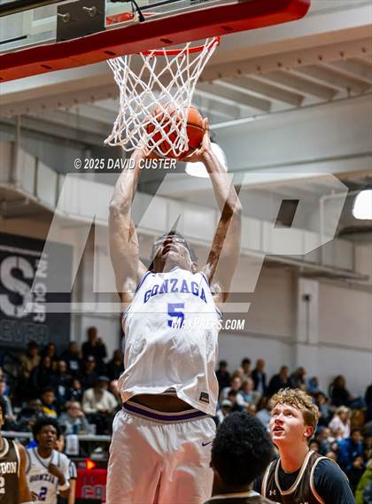Thumbnail 3 in Landon vs. Gonzaga (Capital Hoops Mayhem on Military) photogallery.