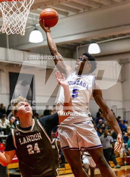 Thumbnail 2 in Landon vs. Gonzaga (Capital Hoops Mayhem on Military) photogallery.