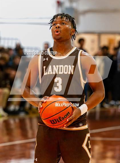 Thumbnail 3 in Landon vs. Gonzaga (Capital Hoops Mayhem on Military) photogallery.