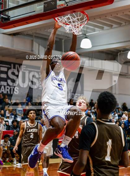 Thumbnail 2 in Landon vs. Gonzaga (Capital Hoops Mayhem on Military) photogallery.