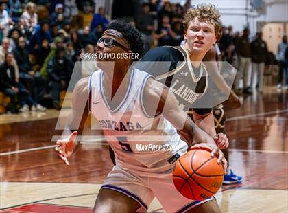 Thumbnail 3 in Landon vs. Gonzaga (Capital Hoops Mayhem on Military) photogallery.